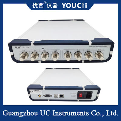 8-kanałowy miernik mocy optycznej Zakres mocy + 5 ~ -65dBm