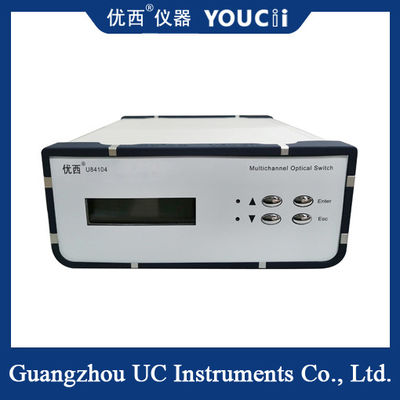 Biurkowy przełącznik optyczny 1x4 Mała utrata wtrąceń Szybka prędkość przełączania