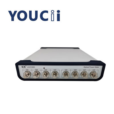8-kanałowy miernik mocy optycznej 850nm 1310nm 1490nm 1550nm 1610nm Kalibracja długości fali