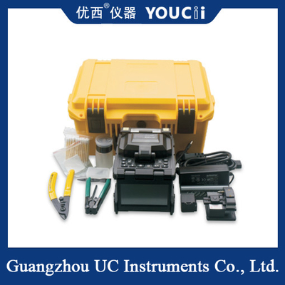 Sześć silników Automatyczna spawarka światłowodowa Główna linia Spawanie włókien skórzanych