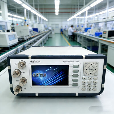 The Optical Power Meter Has A Display Screen And Is Used For Monitoring Optical Fiber Signals