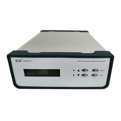 1x8 polaryzacyjne przełączniki światłowodowe AC 220V 288mm × 260mm × 117mm